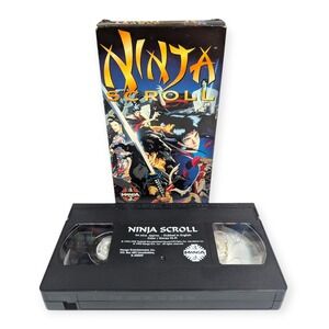 Ninja Scroll VHS Manga Video 1995 English Dubbed Anime Movie Vintage